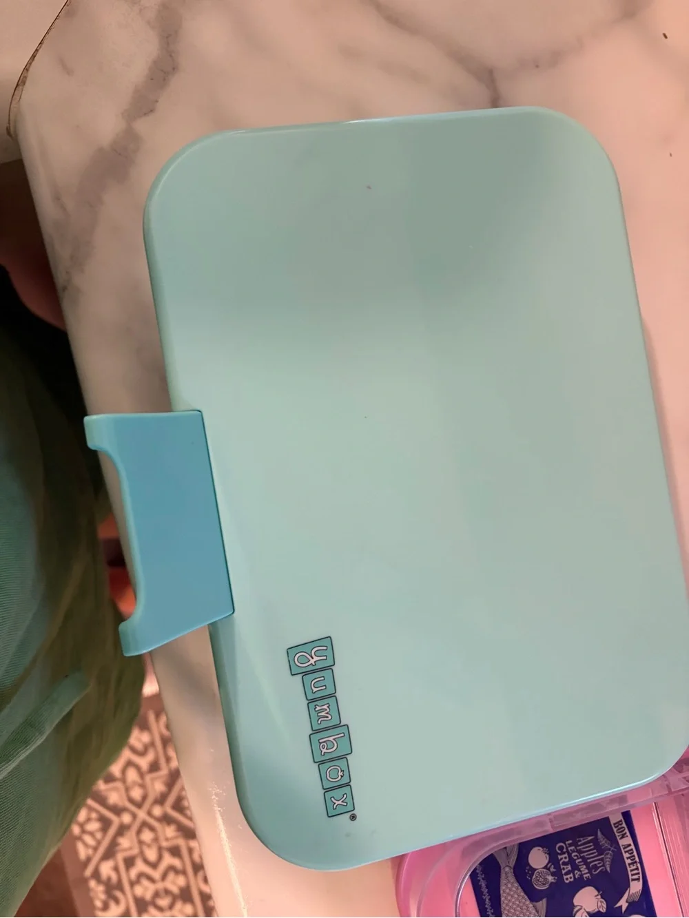 Mint Green Compartmentalized Lunch Box -yumbox